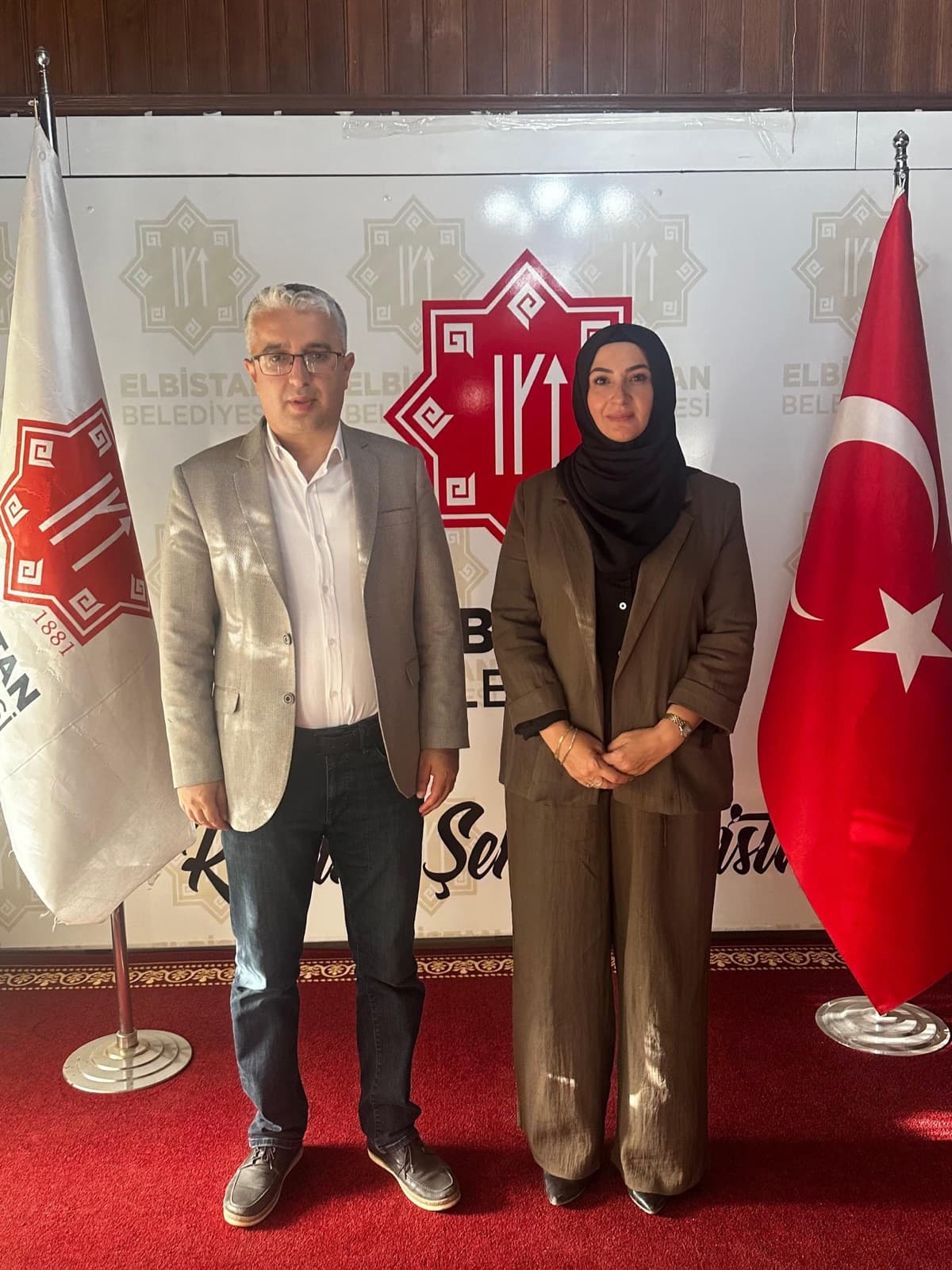 Visit from MÜSİAD İngiltere to the Mayor of Elbistan.