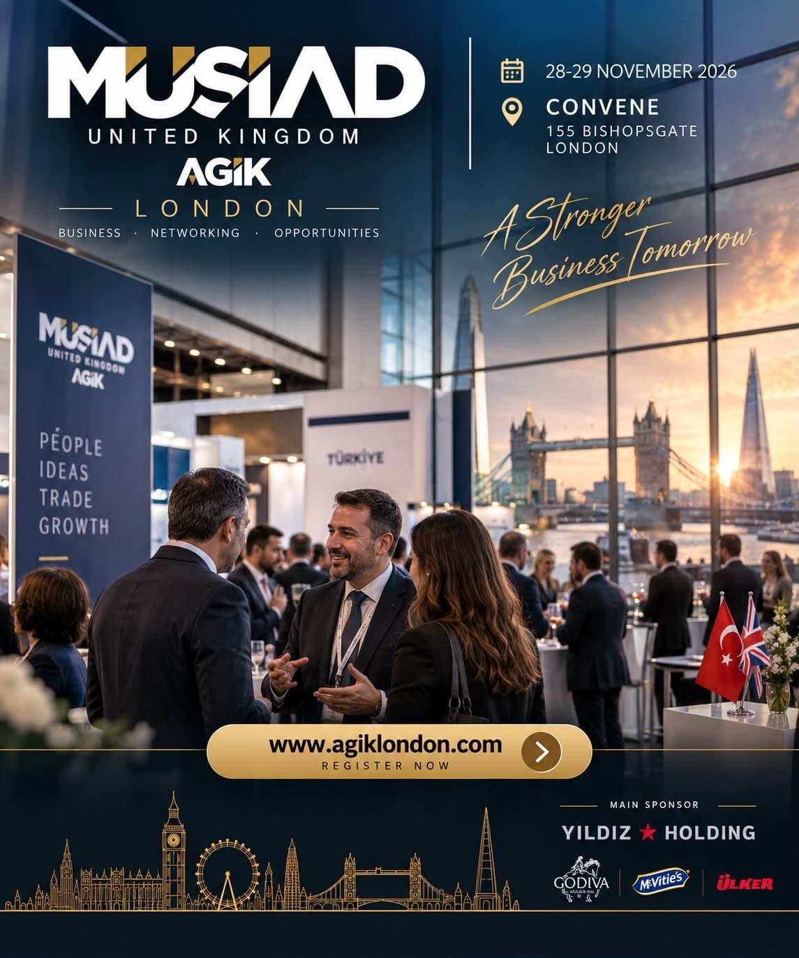 The global business community is coming together in London! 🌍🇬🇧